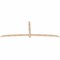 Ekena Millwork Bellingham Smooth Timber Gable Bracket, Douglas Fir, 108"W x 40"H x 1 1/2"D x 3 1/2"F, 9/12 Pitch GBW108X40X0204BEL00SDF - alternate 2